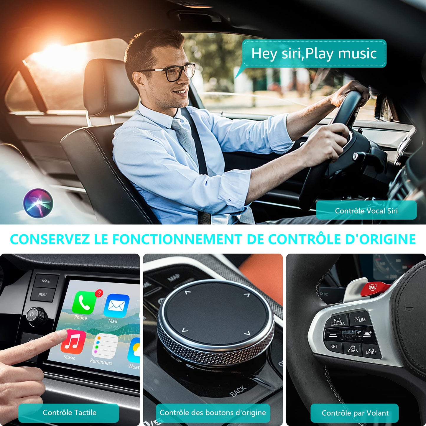 Adaptateur Carplay sans Fil
